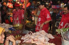 Sidak Pasar, Bupati Semarang Minta Pedagang Tak Seenaknya Naikkan Harga