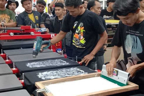 Gathering Sablon Jawa Timuran, Ribuan Pengusaha Sablon Kumpul di Mojokerto