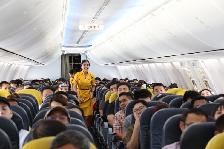 Ilustrasi - Pramugari maskapai Thailand bernama Nok Air.