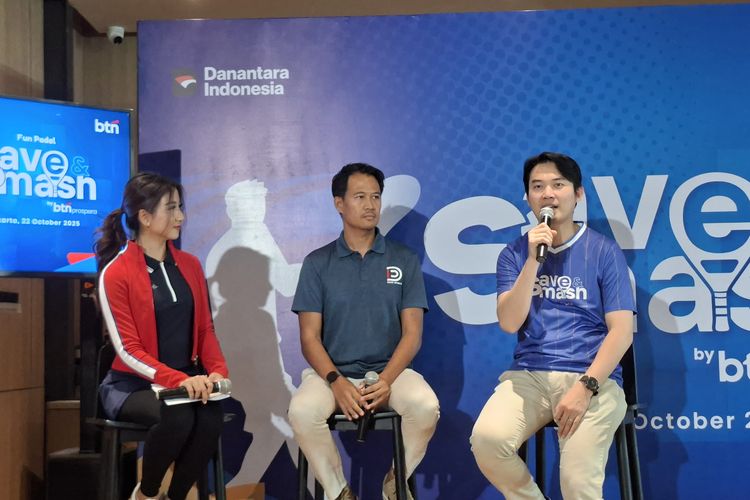 Soft launching program Loyalty Benefit Padel by BTN Prospera, di Athletiqs Airdome Jakarta Rabu (22/10/2025).