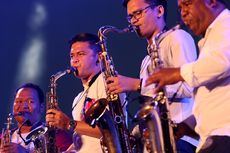 Aksi Panggung Para Musisi di Prambanan Jazz Festival