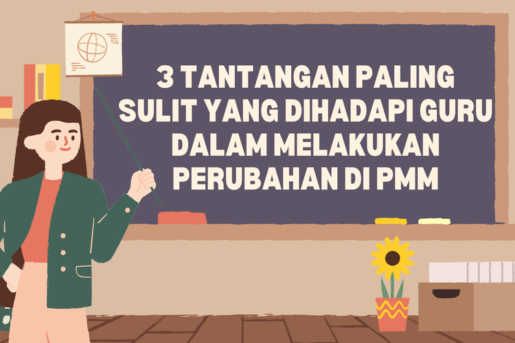 Ilustrasi 3 Tantangan Paling Sulit yang Dihadapi Guru dalam Melakukan Perubahan di PMM