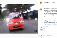 Video Viral Sopir Angkot Gaya-gayaan di Jalan, Berujung Tabrakan Fatal