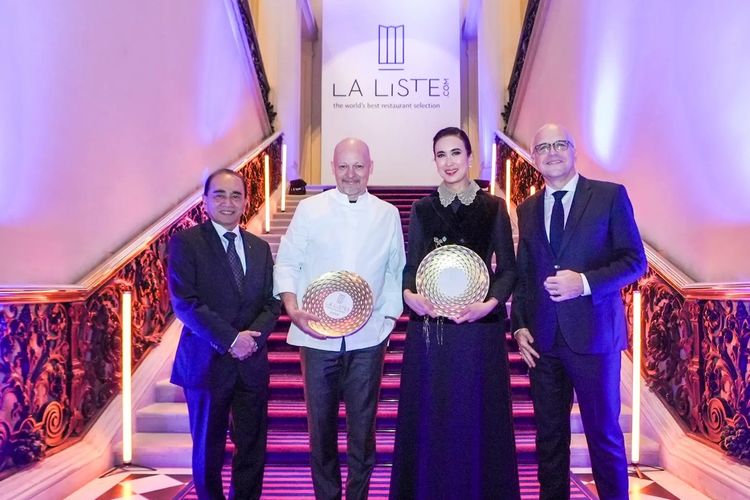 Menteri Pariwisata Indonesisa Saat Menerima Penghargaan The New Destination Champion Award 2026 by LA LISTE.