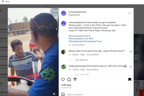 Viral Video Sopir Truk Parkir 1 Menit, Dipalak Puluhan Ribu Rupiah