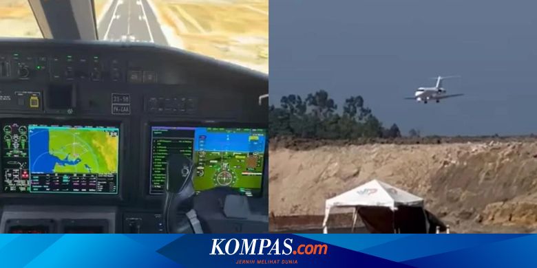 Perdana, Pesawat Jet Mendarat di Bandara IKN, Ditumpangi Menhub