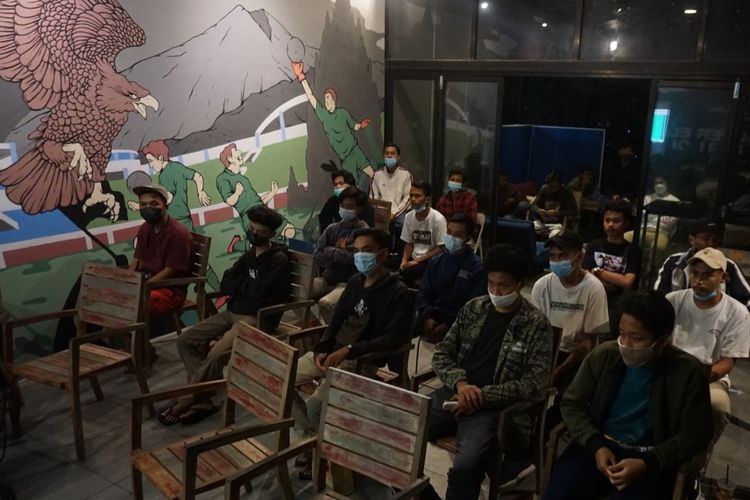 Suasana technical meeting jelang turnamen e-sports Elja Super Series: PUBG Mobile. Turnamen berlangsung dua hari mulai Sabtu (27/2/2021).