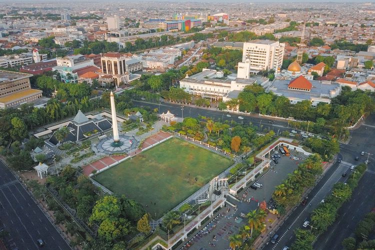 Tempat wisata bernama Monumen Tugu Pahlawan dan Museum Sepuluh Nopember di Kota Surabaya, Jawa Timur (https://bappeko.surabaya.go.id/).