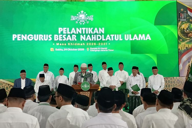 Pengurus PBNU 2026–2031 Resmi Dilantik, Miftachul Akhyar Pimpin Baiat
