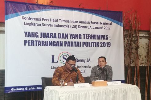 Berdasarkan 5 Kali Survei, LSI Prediksi PDI-P Juara pada Pemilu 2019