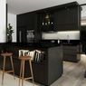7 Ide Dapur Serba Hitam, Stylish dan Elegan