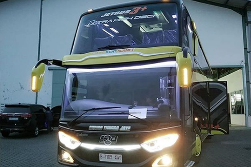 Menjaga Jarak Aman Saat Mengemudi Bus Beda dengan Mobil Kecil