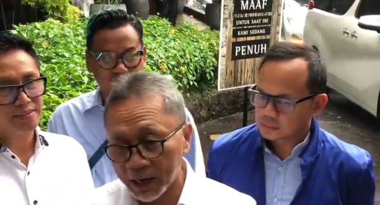 Makan Siang Bareng Jokowi, Zulhas Lapor Soal Dukungan Rakyat untuk Prabowo-Gibran