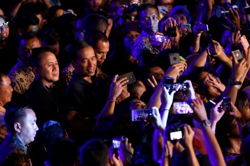 Kehadiran Jokowi di Synchronize Fest 2017 Menarik Perhatian Pengunjung