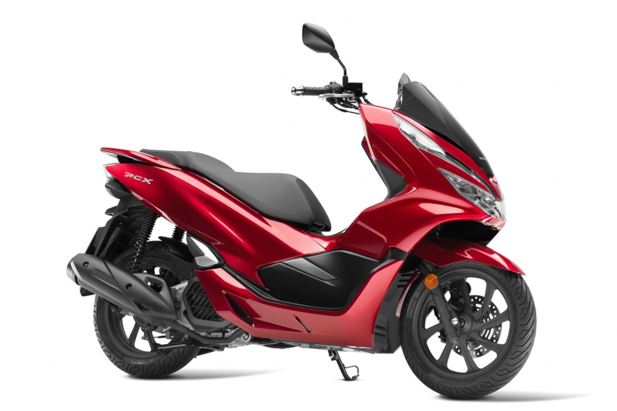 Honda PCX 125 untuk pasar Eropa. 