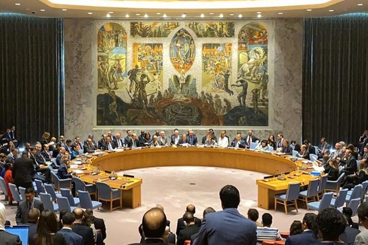 Debat Tingkat Menteri DK PBB di Markas Besar PBB, New York, Amerika Serikat (AS), pada Rabu (25/9/2019).