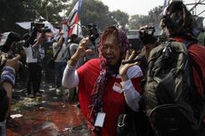 Relawan Prabowo Klaim 5 Orang Terkena Peluru Karet 