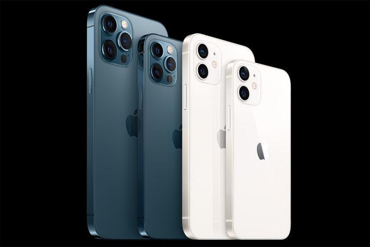 Lini perangkat iPhone 12 yang terdiri dari iPhone 12, 12 mini, 12 Pro, dan 12 Max