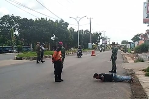 Tidak Pakai Masker, Warga Dihukum Push-up dan Nyanyi Lagu 