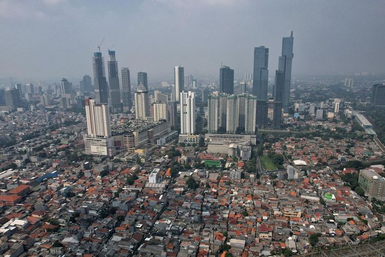 Ilustrasi Jakarta jadi salah satu kota dengan kualitas udara terburuk di dunia.