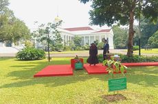 Jokowi dan Presiden Tanzania Tanam Pohon Perdamaian di Istana Bogor