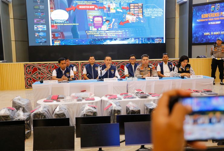 Judi Online Beromzet Rp 7 Miliar di Medan Bekerja Secara Terstruktur 