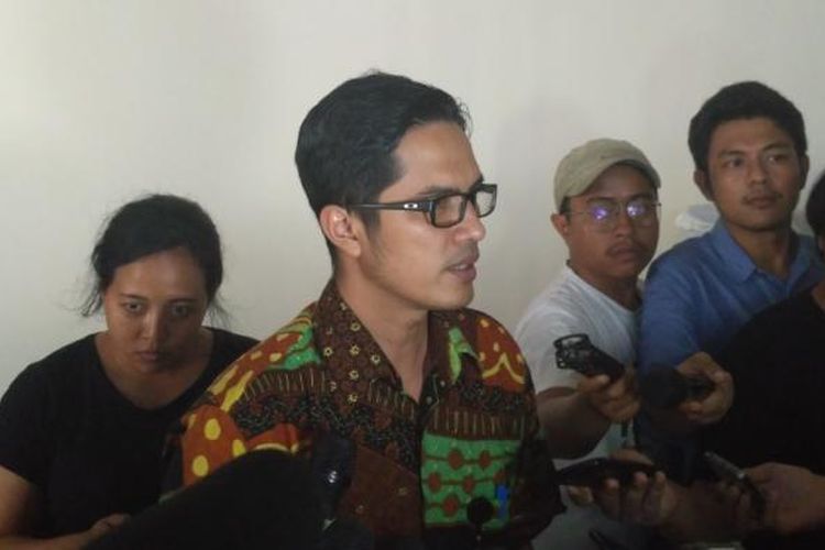 Juru Bicara Komisi Pemberantasan Korupsi (KPK) Febri Diansyah di gedung KPK, Jakarta, Kamis (9/3/2017)