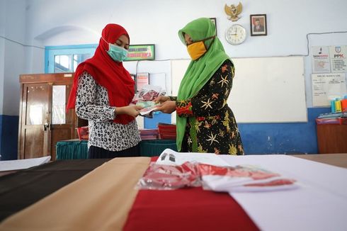 Wali Kota Madiun dan Wakilnya Bagikan Seragam Sekolah Gratis ke Siswa SD dan SMP