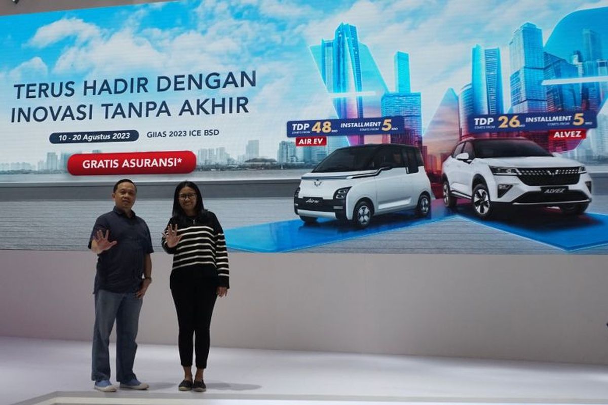 Wuling hadirkan berbagai promo menarik untuk pembelian Wuling Alvez dan Wuling Air ev di GIIAS 2023. 