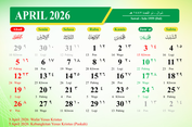 Kalender Jawa April 2026 Lengkap dengan Weton: Tanggal Islam, Pasaran, dan Hari Baik
