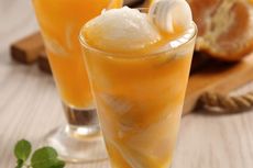 Resep Es Kelapa Jeruk ala Restoran, Minuman Dingin dengan Vitamin C