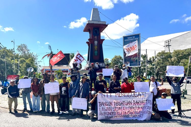 Mahasiswa di Kupang Sampaikan 28 Tuntutan, dari Penurunan Harga BBM hingga Penolakan Batalyon Teritorial