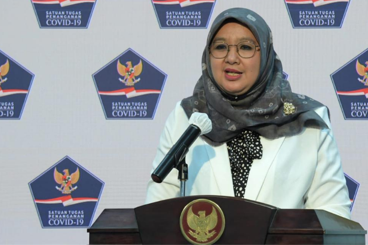 Juru Bicara Vaksinasi Covid-19 Kementerian Kesehatan dr Siti Nadia Tarmidzi.