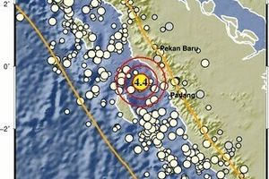 Gempa Magnitudo 4,4 Guncang Agam, Terasa hingga Padang