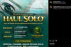 Haul Habib Ali Solo 1-5 November 2023, Berikut Jadwal dan Rekayasa Lalu Lintasnya