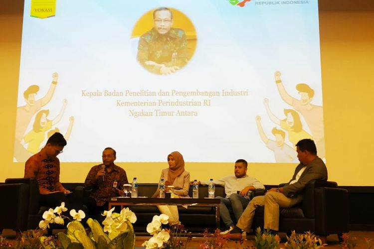Program Vokasi Komunikasi (Vokom) UI menyelenggarakan Diskusi Nasional bertajuk ?Made In Indonesia: Cintai Produk Lokal Indonesia? di Auditorium Program Vokasi UI (29/10/2018).