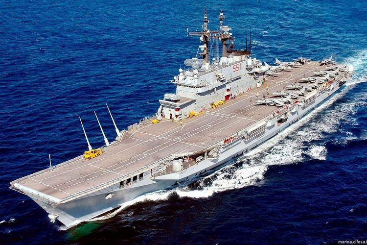 Calon Kapal Induk Pertama Indonesia, Giuseppe Garibaldi, Mulai Berlayar ke Tanah Air