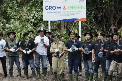 Lewat Program Grow & Green, BRI Salurkan 2.500 Bibit Pohon Durian di Berau