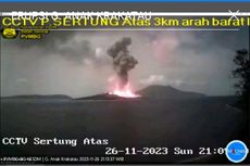 Gunung Anak Krakatau Erupsi, Tinggi Kolom Abu 1000 Meter