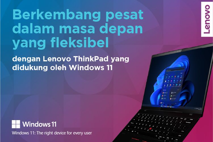 Lenovo Thinkpad X1 berkolaborasi dengan Windows 11 bisa menjadi perangkat pilihan untuk bekerja secara hibrida.