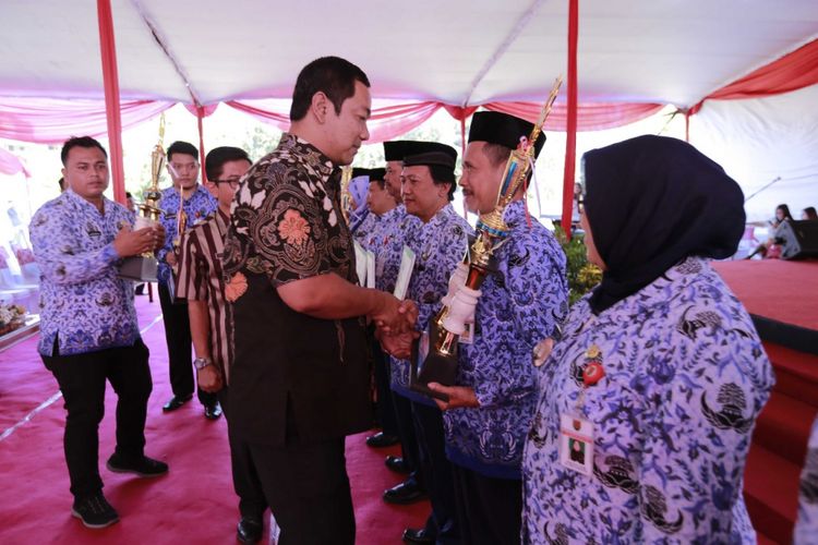 Acara penutupan Bulan Bhakti Gotong Royong Masyarakat (BBGRM) XV Tingkat Kota Semarang.