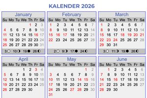Jadwal Libur Nasional dan Cuti Bersama 2026, Total 25 Hari