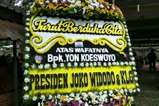 Presiden Joko Widodo Kirim Karangan Bunga untuk Yon Koeswoyo 