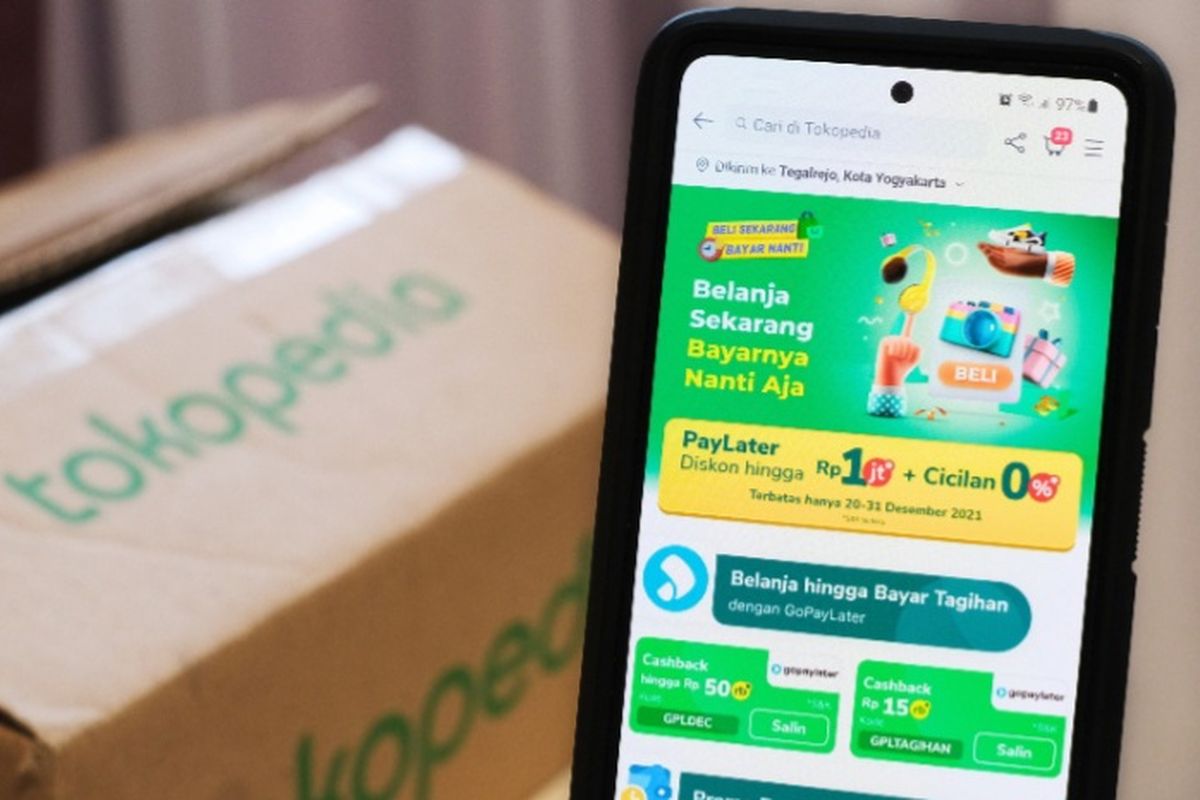 Transaksi Fitur PayLater dan Modal Toko di Tokopedia Melejit