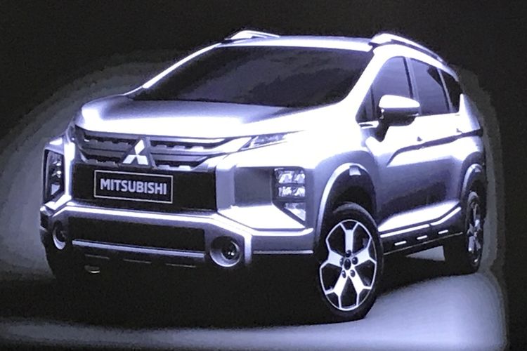 Sosok Varian Baru Mitsubishi Xpander Crossover mulai menunjukkan tampangnya.