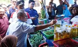 Tinjau Pasar Rakyat di Lampung Selatan, Mendag Zulhas Sebut Harga dan Stok Bapok Stabil