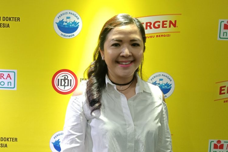 Dokter Spesialis gizi klinik Raissa E. Djuanda dalam sebuah konferensi pers bersama Energen di kawasan Sudirman, Jakarta, Kamis (21/2/2019).