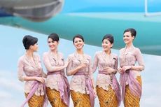 Pramugari Garuda Indonesia Kenakan Kebaya Anne Avantie di Rute Spesial