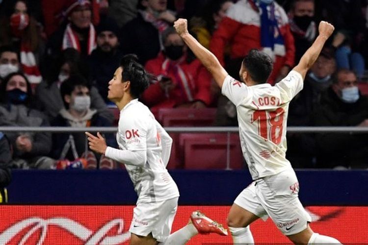 Pemain pinjaman Real Madrid, Takefusa Kubo, menjadi penentu kemenangan 2-1 Real Mallorca atas Atletico Madrid pada pekan ke-16 Liga Spanyol.