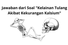 Jawaban dari Soal "Kelainan Tulang Akibat Kekurangan Kalsium"